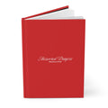 Answered Prayers (Matthew 21:22) Hardcover Journal, Christian Prayer Notebook, Red & White