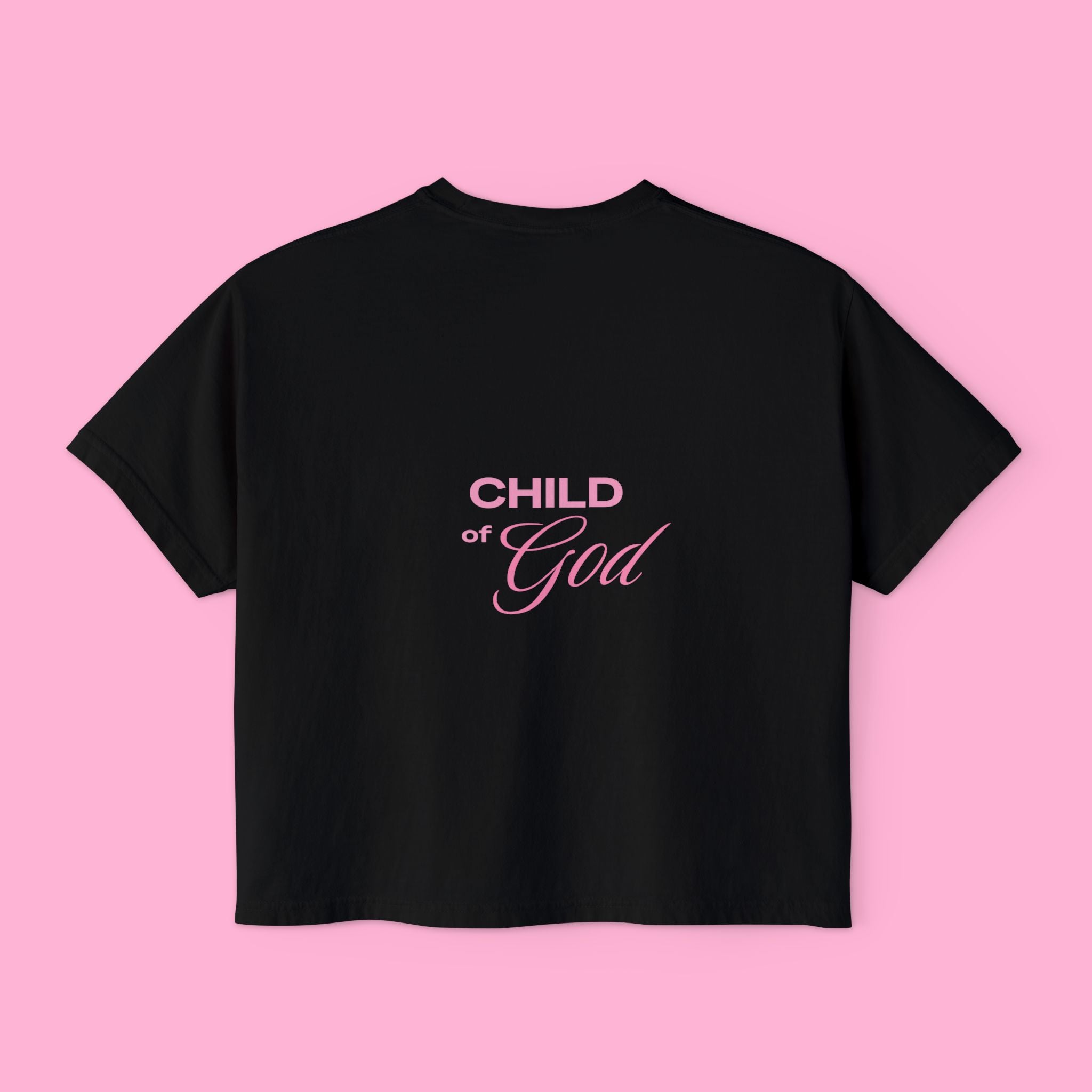 Child of God Boxy Tee | Women's Christian Graphic Shirt