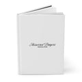 Answered Prayers (Matthew 21:22) Hardcover Journal | Christian Prayer Notebook, White & Black
