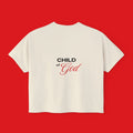 Child of God Boxy Tee | Women's Christian Graphic Shirt